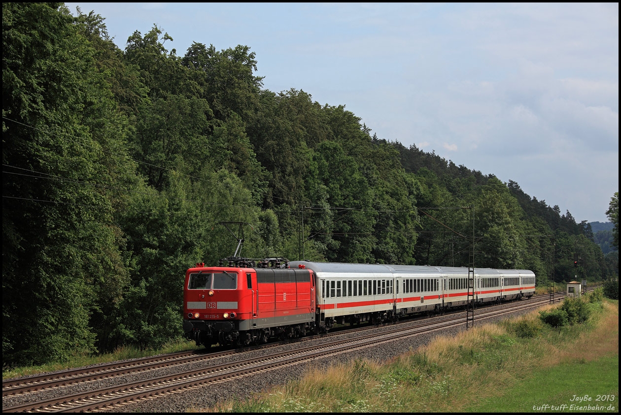 181 mit dem Freitags IC nach Leipzig im Haunetal