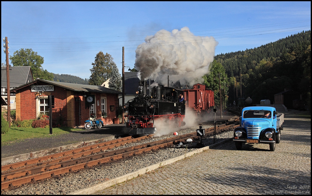 Mit Volldampf durch den Bahnhof